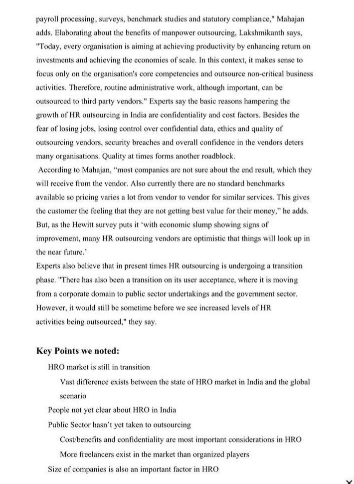 HR Outsourcing in Asia-Pacific — Industry Feature Page 2